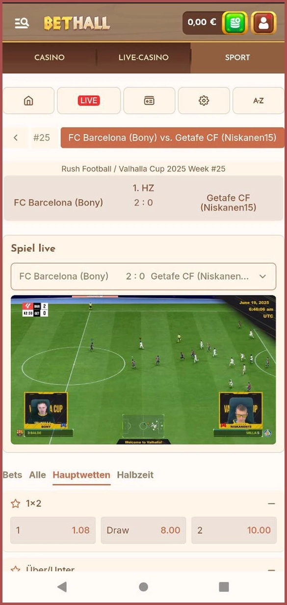 Live Esports-Wettkämpfe & Streams bei Bethall erleben